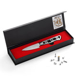 [2025 NEW] AUS-10 3 Layers Forged 3.25-in Paring Knife Blank [NO LOGO]