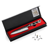 [2024 NEW] AUS-10 3 Layers Forged 3-piece Knife Blank Set, Hammered Series [NO LOGO]