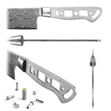 [2025 NEW] AUS-10 Damascus 7-in Santoku Blank [Logo or No Logo]