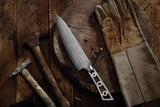 [2025 NEW] AUS-10 Damascus 8-in Gyuto Chef Knife Blank Blade, Thunder-X Series, Extra wide Blade 50mm [No Logo]