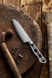 [2022 NEW] AUS-10 3 Layers Forged 5-in Small Santoku Blank [NO LOGO]