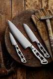 [2025 NEW] AUS-10 3 Layers Forged 3.25-in Paring Knife Blank [NO LOGO]