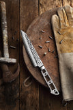 [2024 NEW] AUS-10 3 Layers Forged 3-piece Knife Blank Set, Hammered Series [NO LOGO]