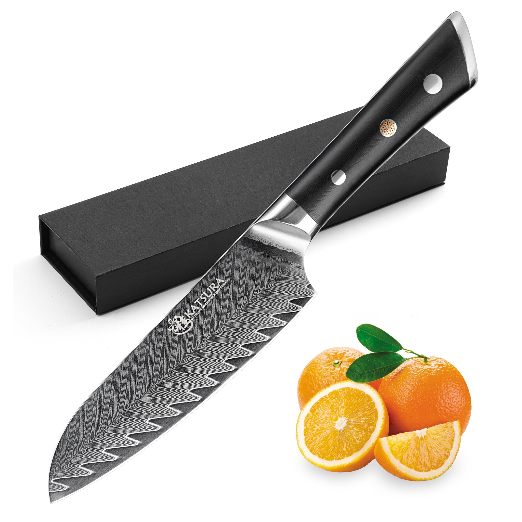 (NEW MODEL) Thunder-V Series VG-10 67-Layer Damascus Vegetable Chopping  Knife, 7-inch