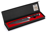 [2022 NEW] AUS-10 Damascus 8-in Kiritsuke Chef Knife, Ultra-wide 50mm blade, Thunder-X Series
