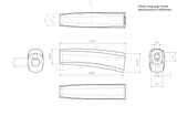 AUS-10 Damascus 8-in Gyuto Chef Knife Hidden Tang Blank [No Logo] - KATSURA Cutlery